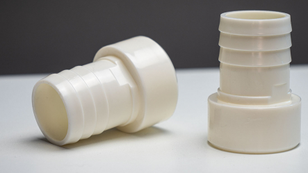 ABS hose nozzle white 38mm x 50mm nozzle